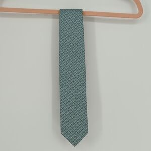 Men's Uomo Venetto Plaid Tie Blue preppy Business casual formal classic handmade